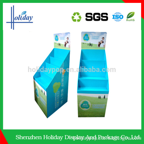 Fashion retail floor stand cardboard display stand